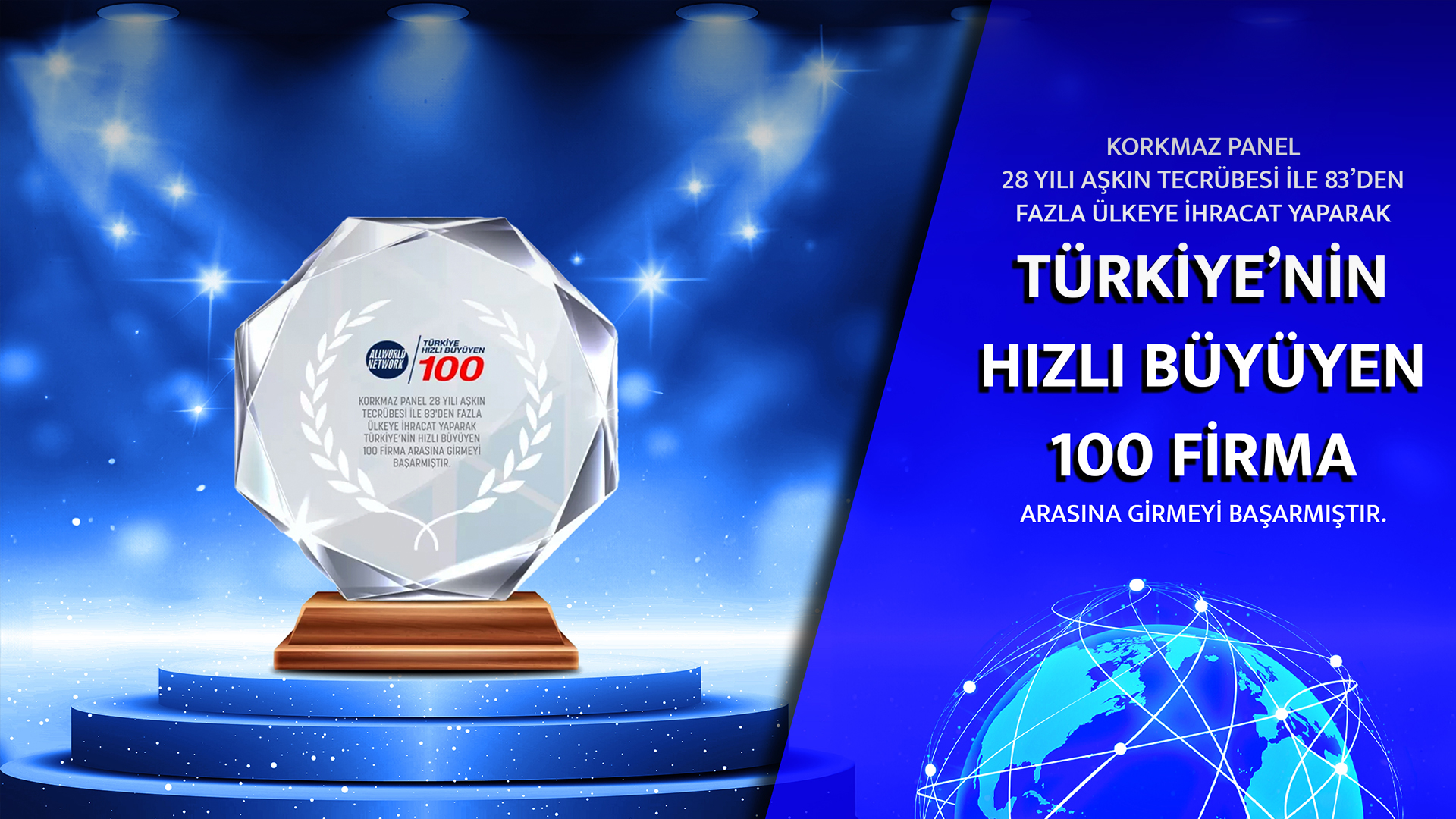 Türkiye’nin En Hızlı Büyüyen 100 Firması Arasındayız!