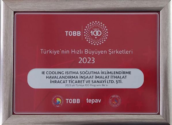 Türkiye’nin En Hızlı Büyüyen 100 Firması Arasındayız!